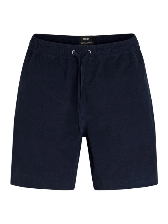 Mads Nørgaard Dyed Baby Cord Socco shorts - Sky Captain
